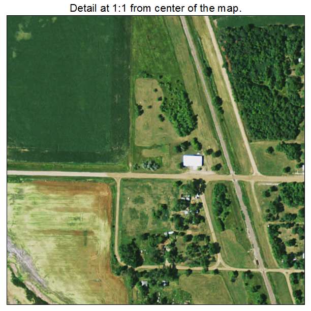 Virgil, South Dakota aerial imagery detail