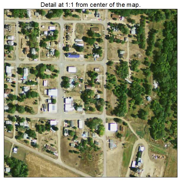 Volin, South Dakota aerial imagery detail