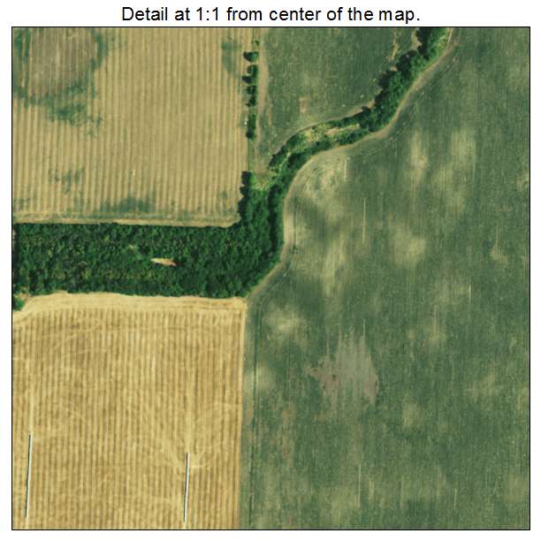 Wagner, South Dakota aerial imagery detail