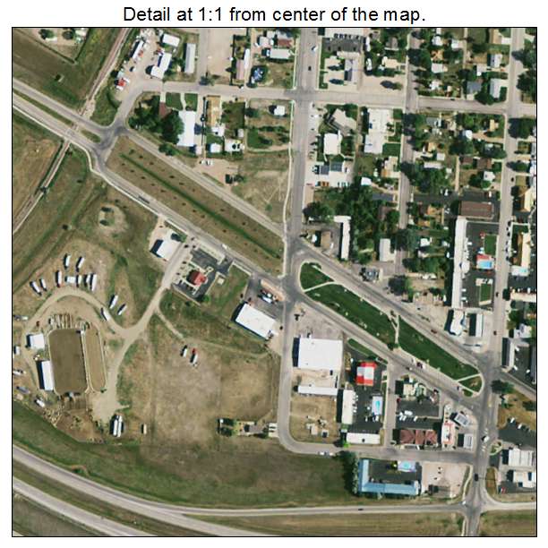 Wall, South Dakota aerial imagery detail