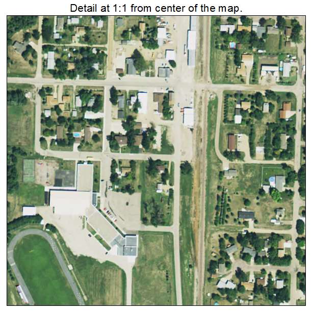 Warner, South Dakota aerial imagery detail