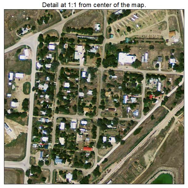 Wasta, South Dakota aerial imagery detail