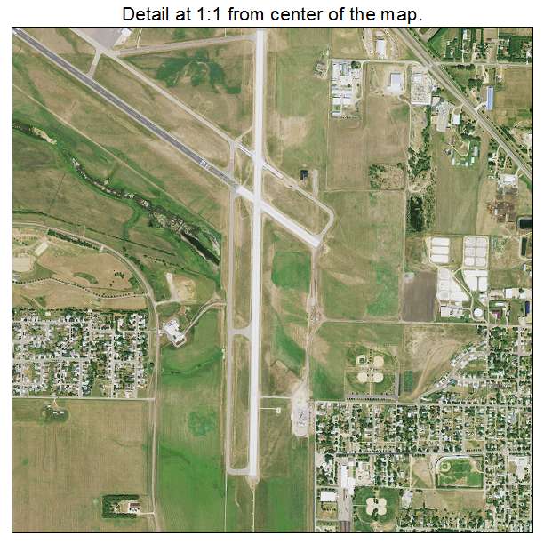 Watertown, South Dakota aerial imagery detail
