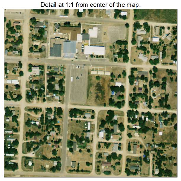 White River, South Dakota aerial imagery detail