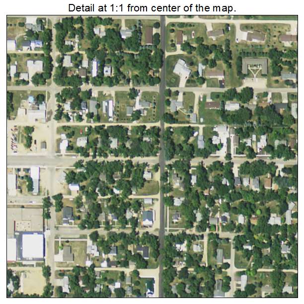 White, South Dakota aerial imagery detail