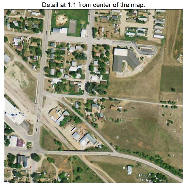 Whitewood, South Dakota aerial imagery detail