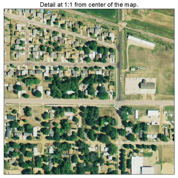 Worthing, South Dakota aerial imagery detail