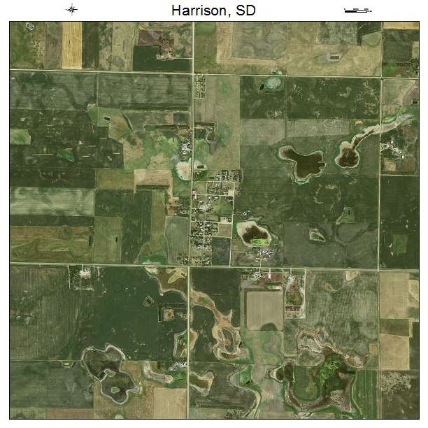 Harrison, SD air photo map
