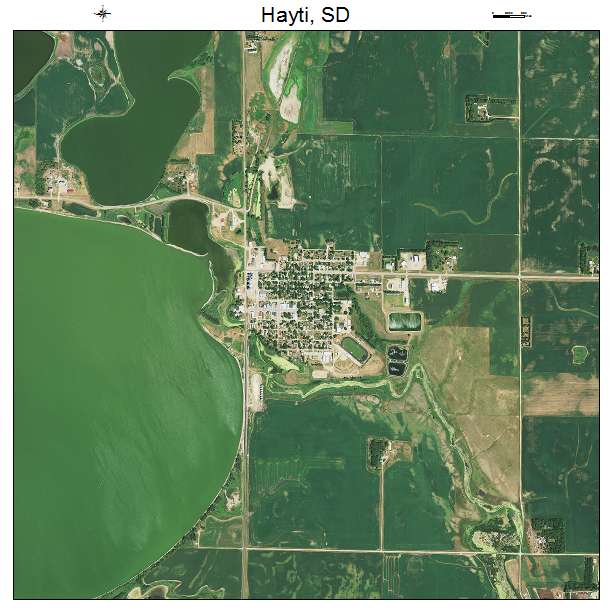 Hayti, SD air photo map