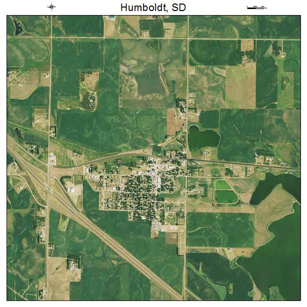 Humboldt, SD air photo map