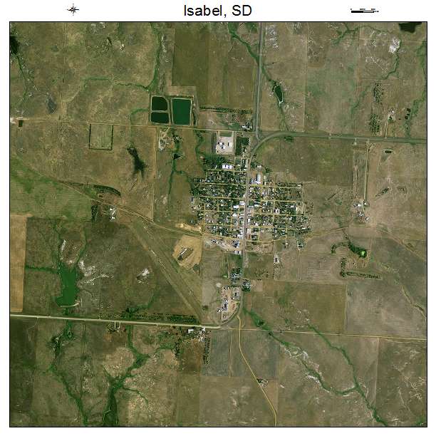 Isabel, SD air photo map