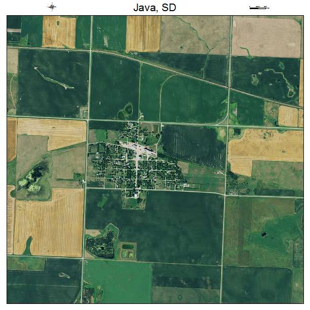 Java, SD air photo map