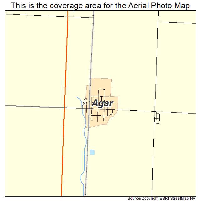 Agar, SD location map 