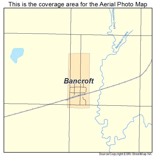 Bancroft, SD location map 