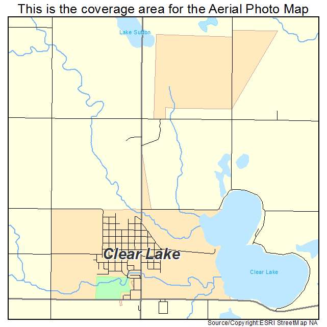 Clear Lake, SD location map 