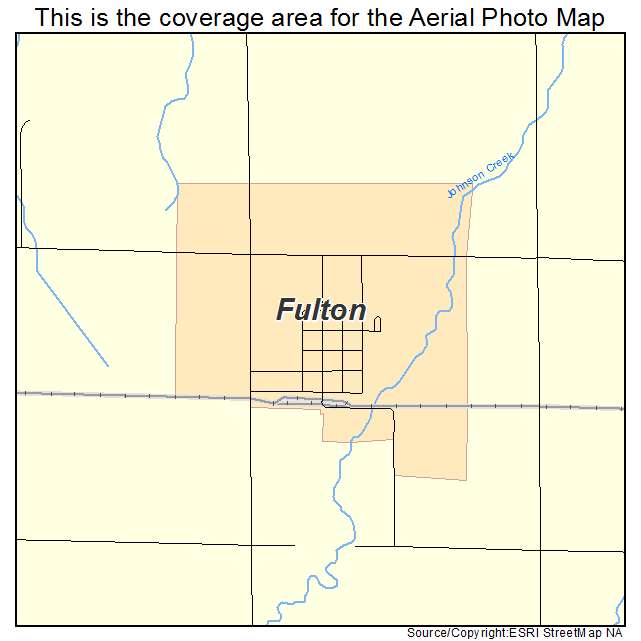 Fulton, SD location map 