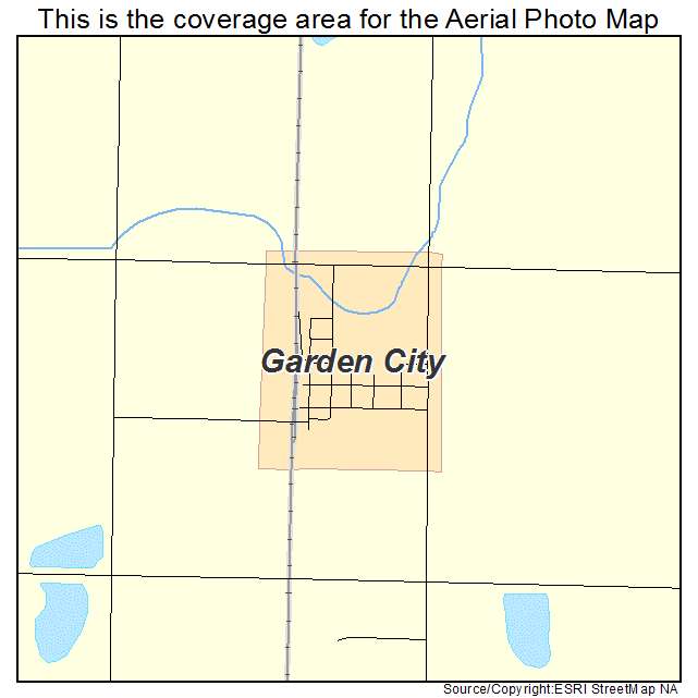Garden City, SD location map 