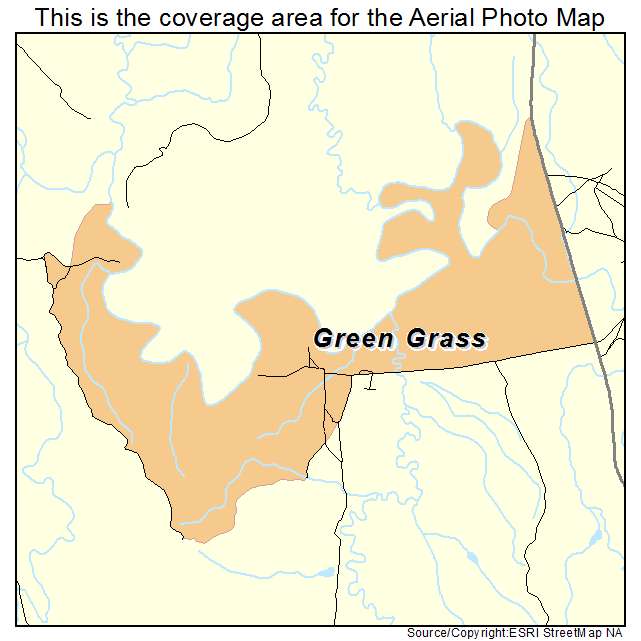 Green Grass, SD location map 