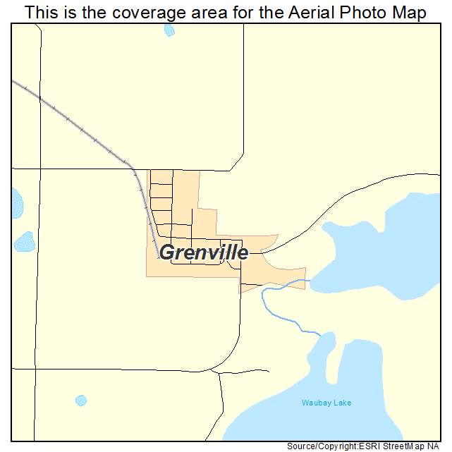 Grenville, SD location map 