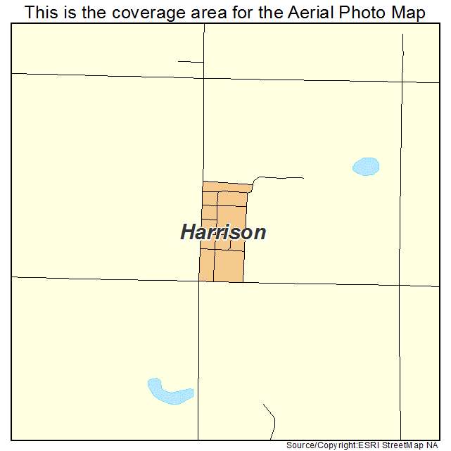 Harrison, SD location map 