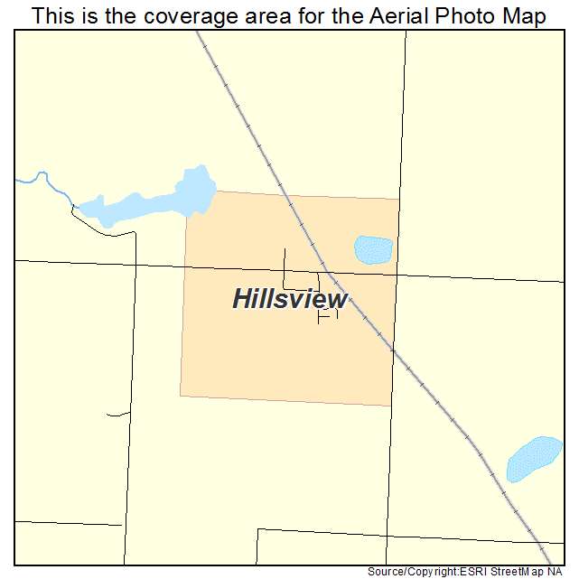 Hillsview, SD location map 