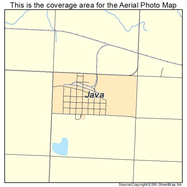 Java, SD location map 