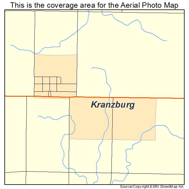 Kranzburg, SD location map 