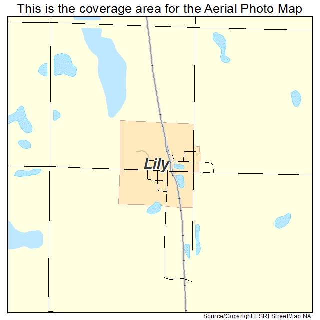 Lily, SD location map 