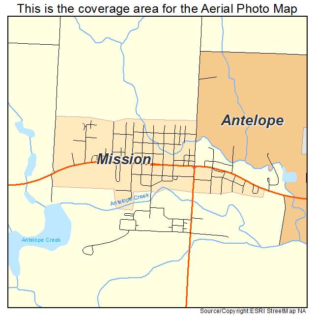 Mission, SD location map 