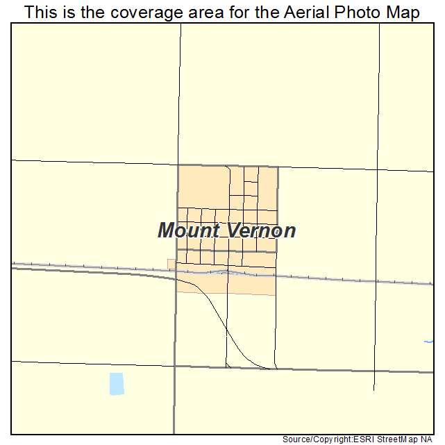 Mount Vernon, SD location map 
