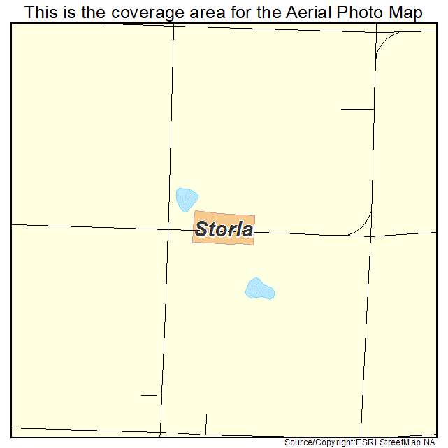 Storla, SD location map 