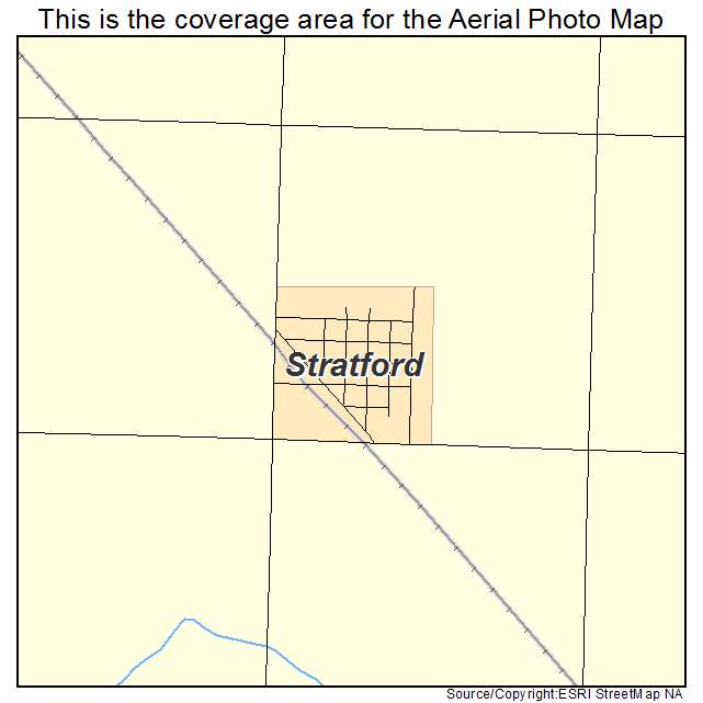 Stratford, SD location map 