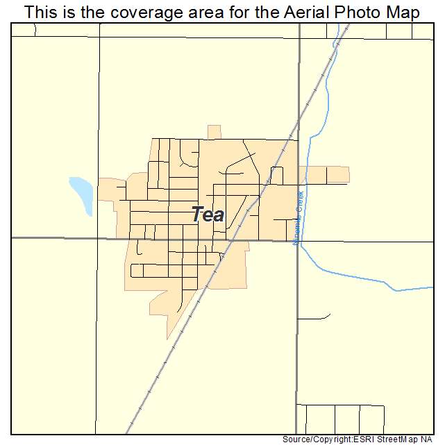 Tea, SD location map 