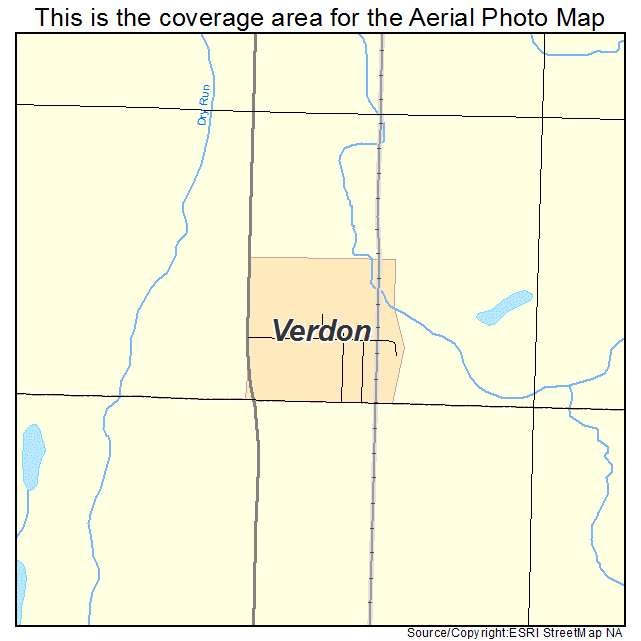 Verdon, SD location map 