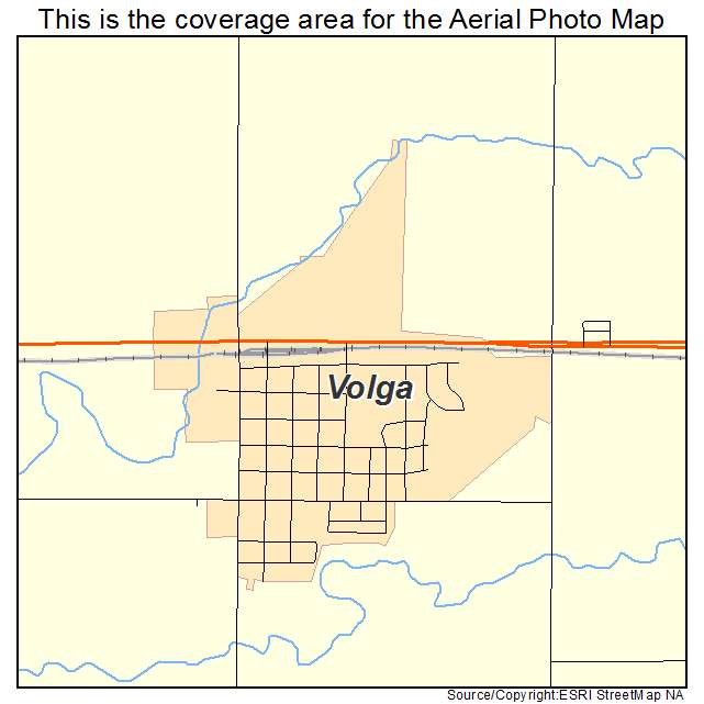 Volga, SD location map 