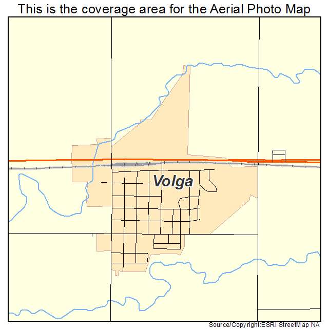 Volga, SD location map 