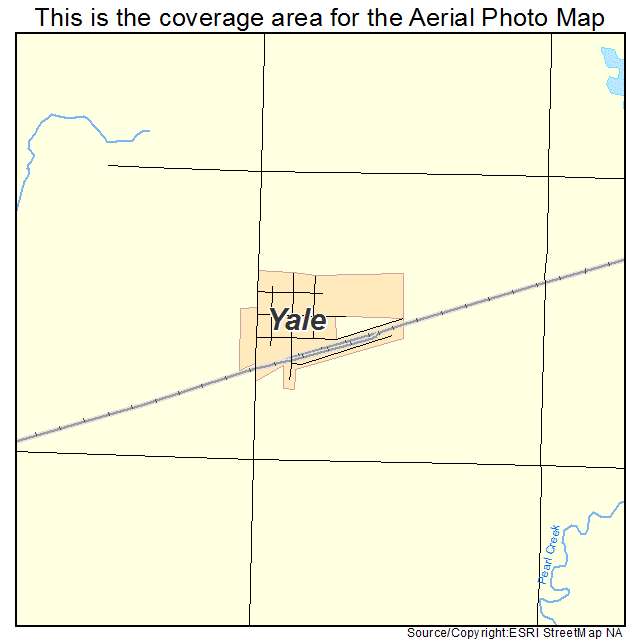 Yale, SD location map 