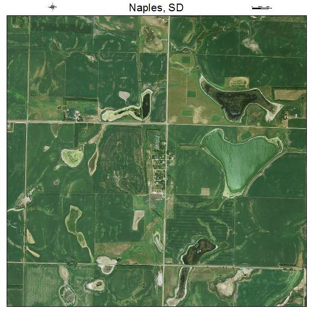 Naples, SD air photo map