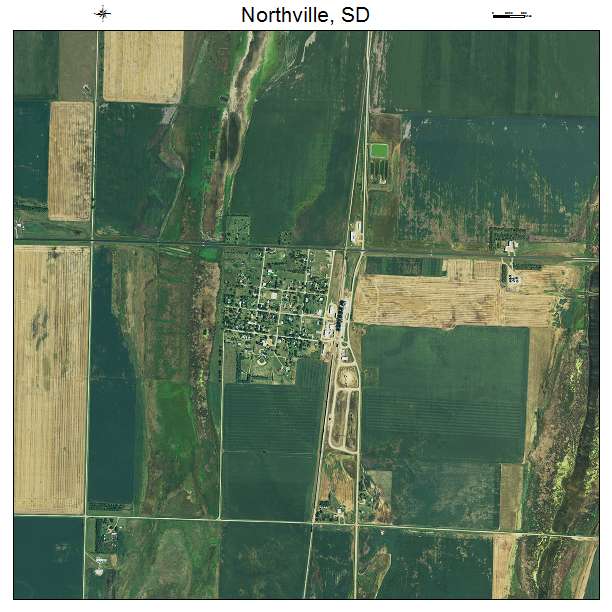 Northville, SD air photo map
