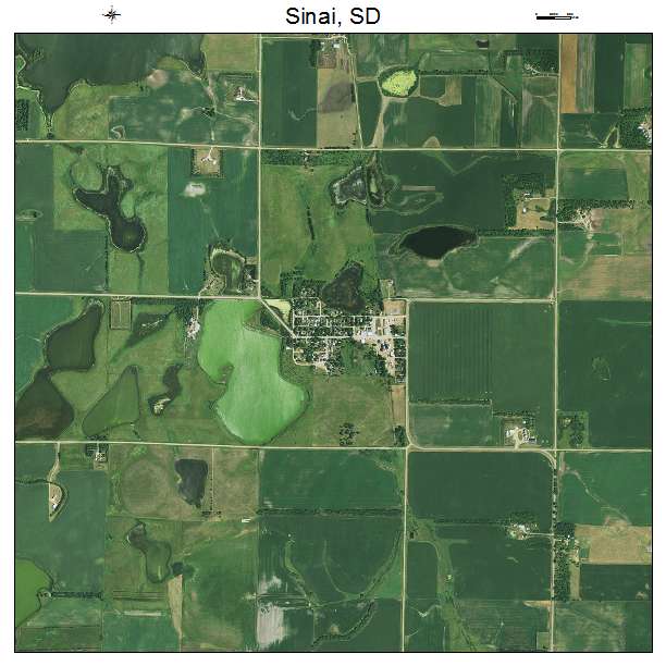 Sinai, SD air photo map