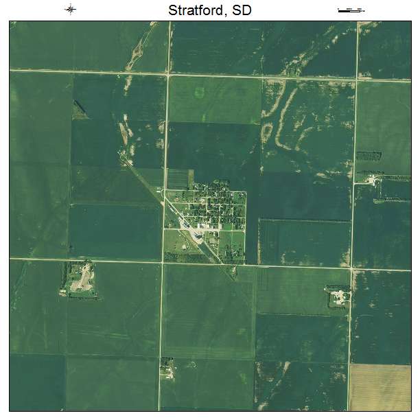 Stratford, SD air photo map