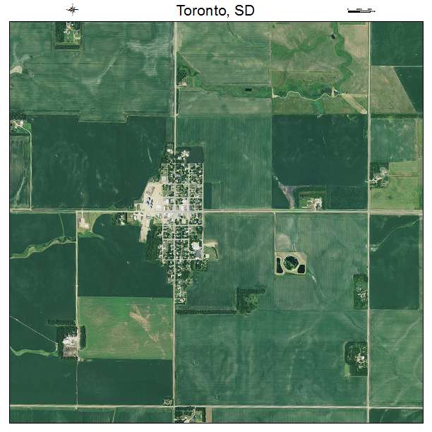 Toronto, SD air photo map