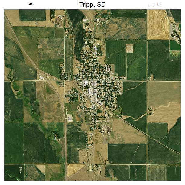 Tripp, SD air photo map