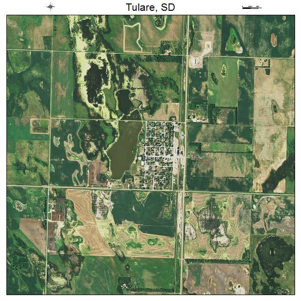 Tulare, SD air photo map
