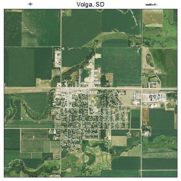 Volga, SD air photo map