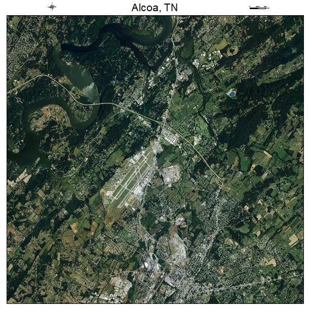 Alcoa, TN air photo map