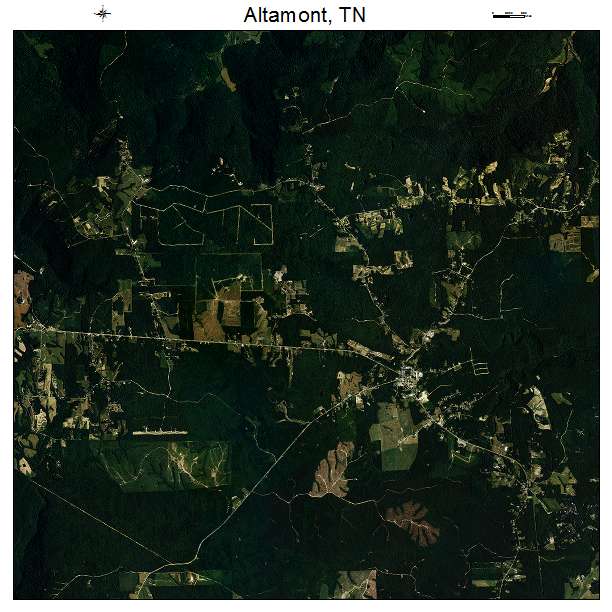 Altamont, TN air photo map