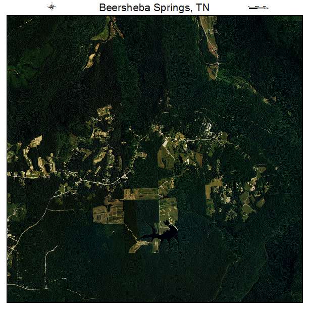 Beersheba Springs, TN air photo map
