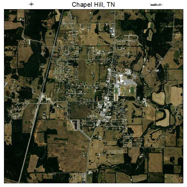 Chapel Hill, TN air photo map