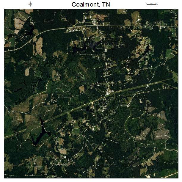 Coalmont, TN air photo map
